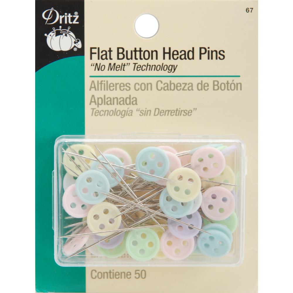 סיכות לתפירה - Button Head Pins