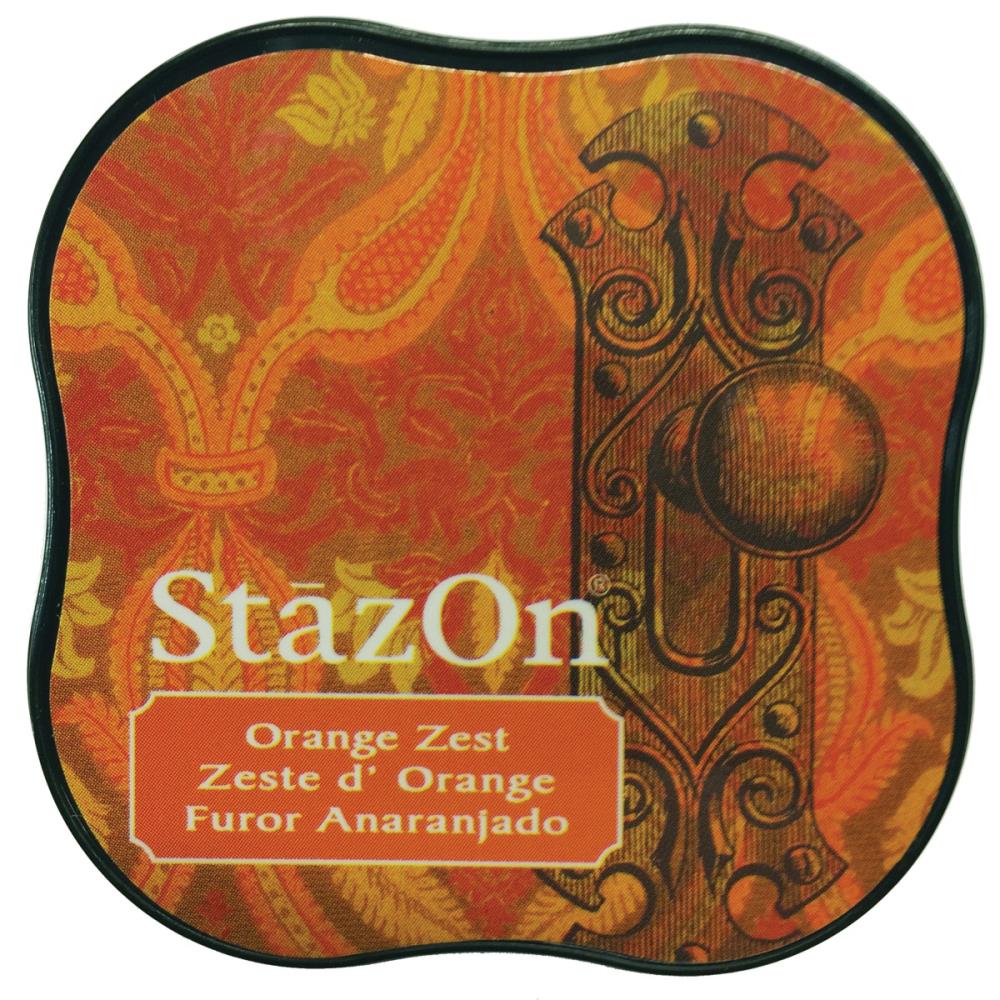 דיו יבש - StazOn Midi Ink Pad - Orange Zest