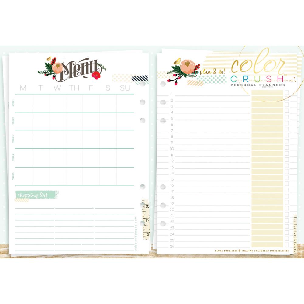 A5 Personal Planner Inserts - Lists To Love
