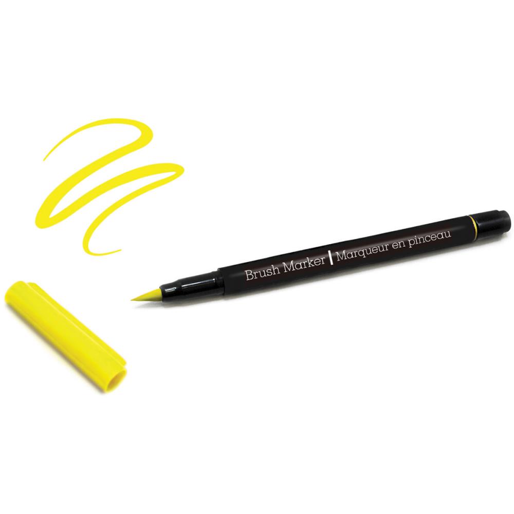 Color Factory Long-Tip Brush Marker - Yellow