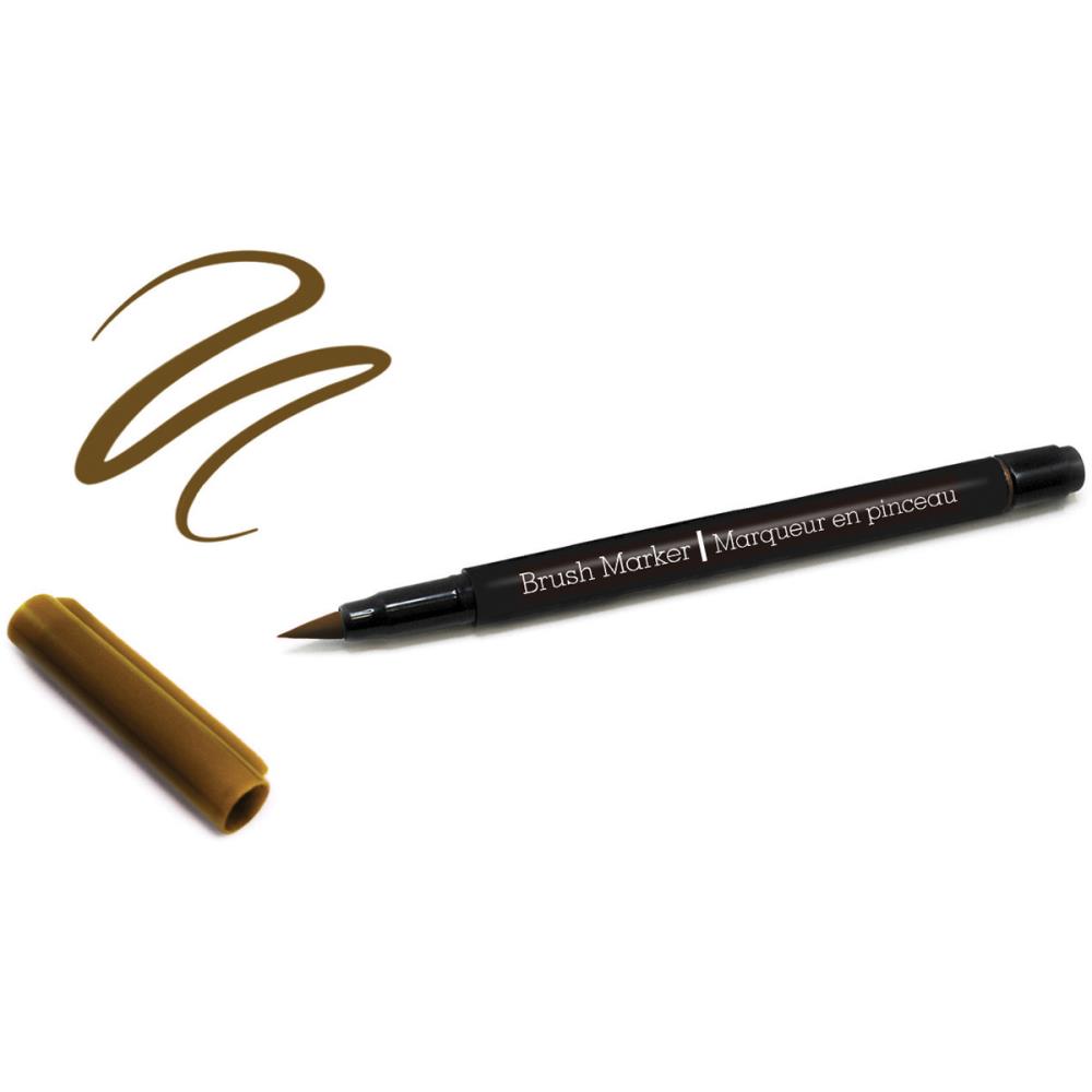 Color Factory Long-Tip Brush Marker - Light Chocolate Brown