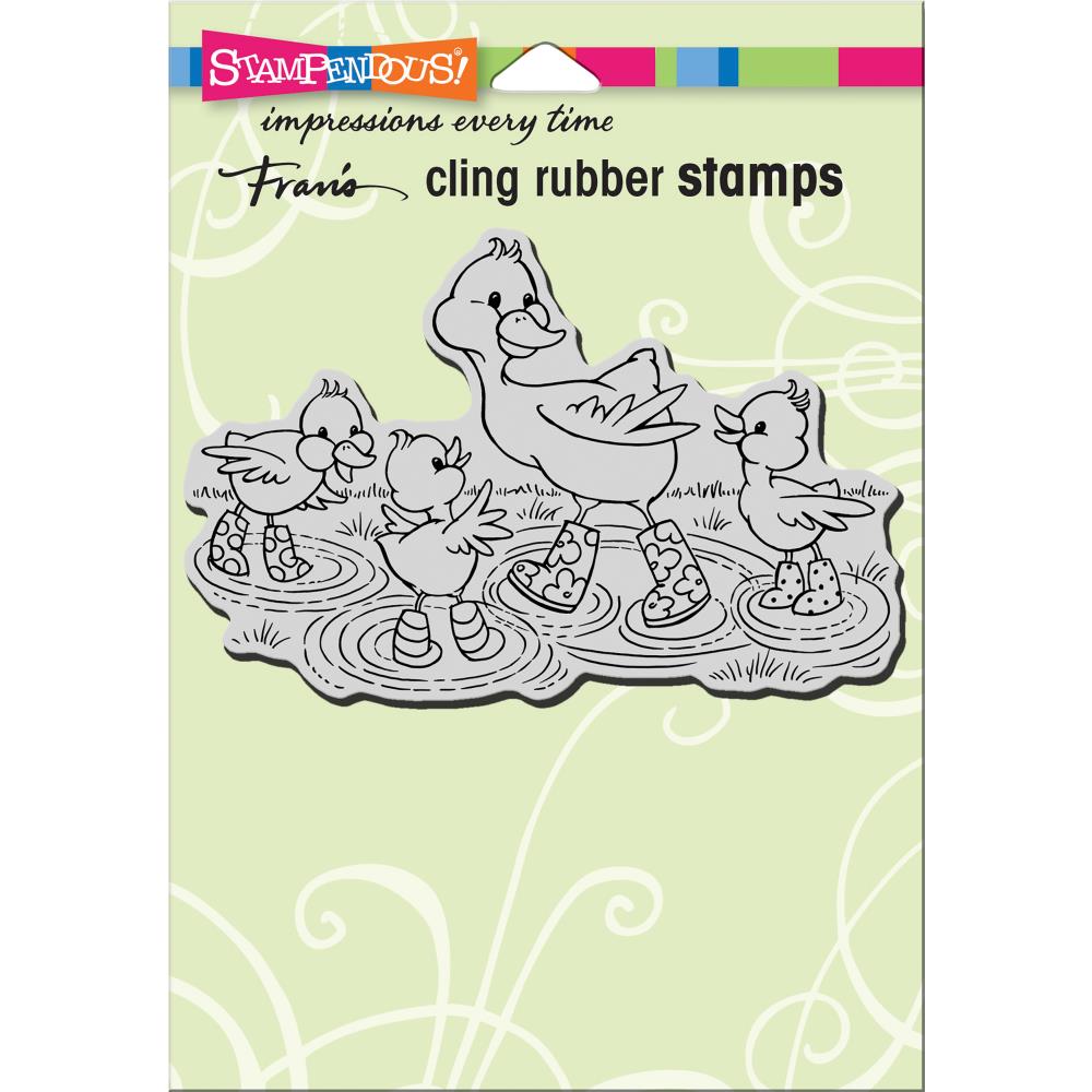 חותמת קלינג - Cling Stamp - Puddle Ducks