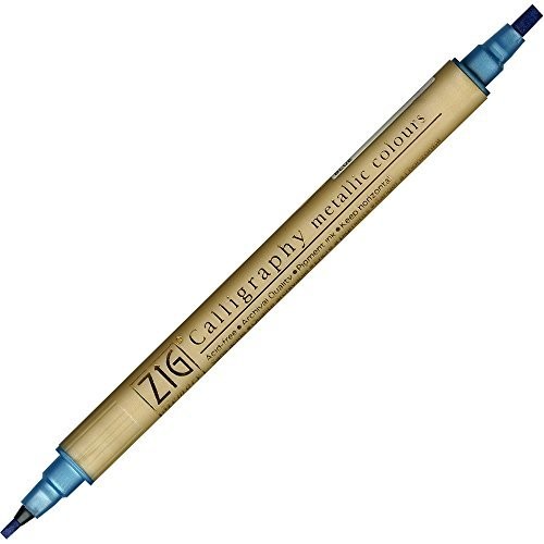 ZIG Calligraphy Metallic Marker - Blue