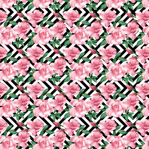 907 Paper 042 - Shabby Roses