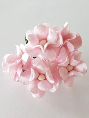 פרחי נייר - ורד מסולסל - ורוד עתיק