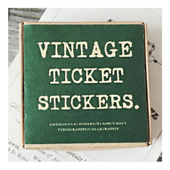 מדבקות - Vintage tickets