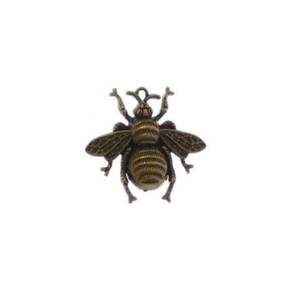 צ&#39;ארם חיפושית ממתכת - ברונזה