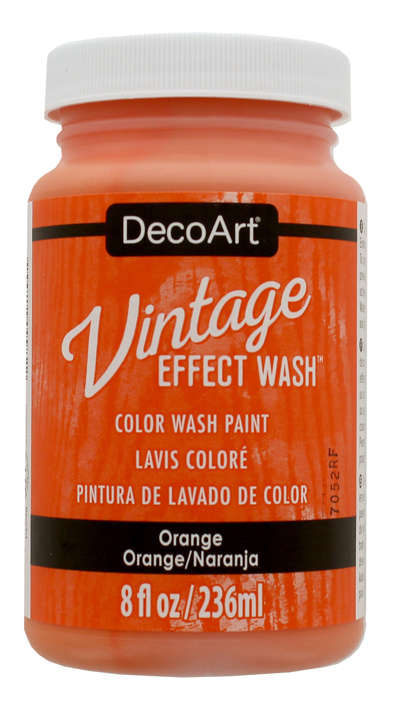 Vintage Effect Wash - Orange