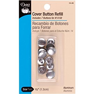מילוי כפתורים לציפוי בבד - Refill Cover Button - Size 20