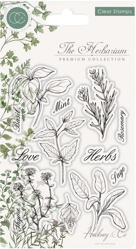 חותמות סיליקון - Craft Consortium - Herbs