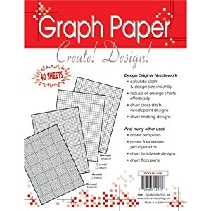 חוברת שרטוט לרקמה - Needlework Graph Paper