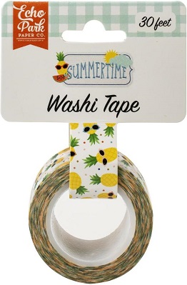 וואשי טייפ - Summertime Washi Tape - Cool Pineapples
