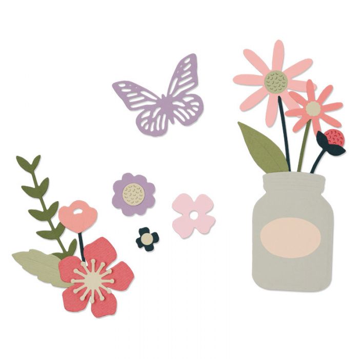 סט תבניות חיתוך - Thinlits Die Set - Garden Florals