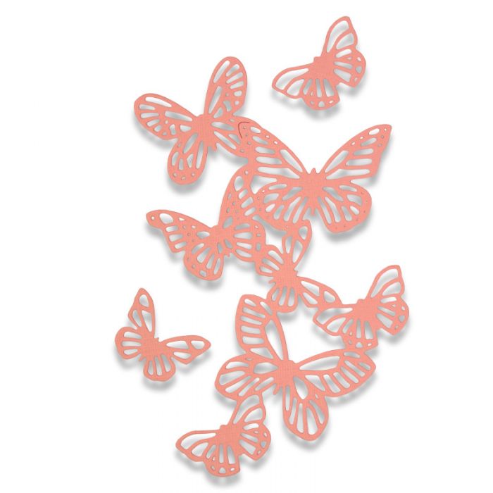 סט תבניות חיתוך - Thinlits Die Set - Butterflies