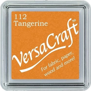 כרית דיו לבדים - VersaCraft Small Ink Pad - Tangerine