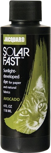 צבע להדפסי שמש - acquard SolarFast Dyes - Avocado
