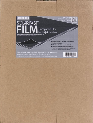 שקף להדפסי שמש - Jacquard SolarFast Film