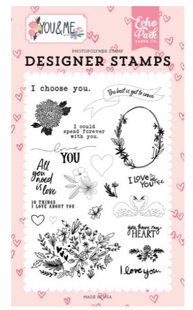 חותמות סיליקון - YOU &amp; ME - Designer Stamp
