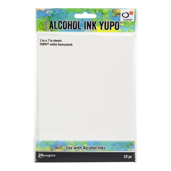 מארז דפים - Alcohol Ink White Yupo Paper 144lb