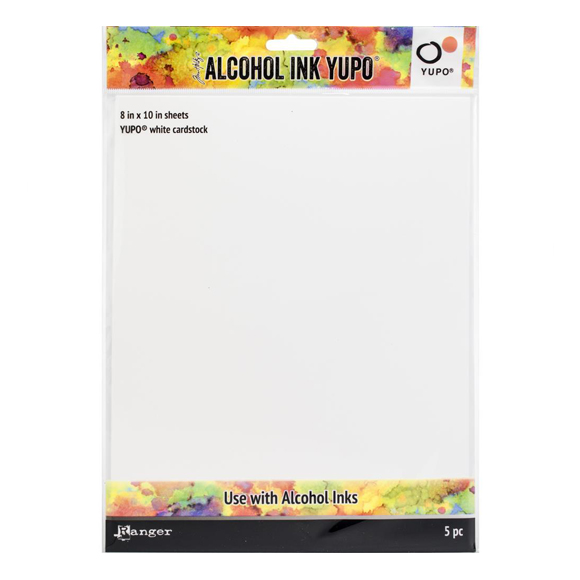 מארז דפים - Alcohol Ink White Yupo Paper 86lb