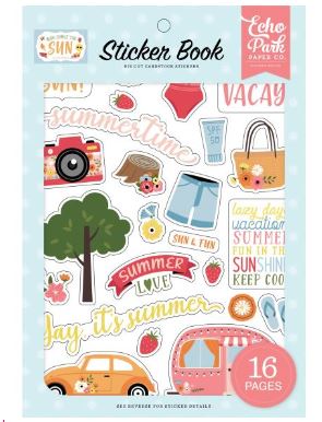 ספר מדבקות - Echo Park Sticker Book - Here Comes The Sun