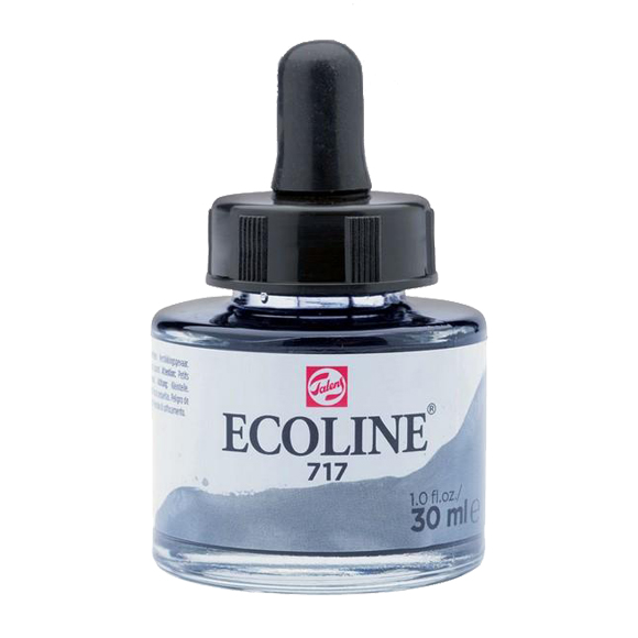 דיו נוזלי - Ecoline Ink 717 Cold Grey