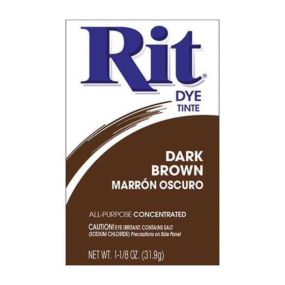 אבקת צבע לבדים Rit Dye Powder - Dark Brown