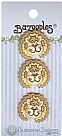 Bazooples Buttons - Lester the Lion