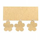 לוח לעיצוב עצמי לתליה- FLORAL HANGING KEEPSAKE