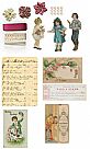 קיט צ'יפבורדים וחיתוכים- victorian ephemera kit