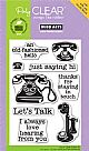Just Saying Hi - Clear Stamp Set