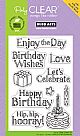 Hip hip hurray - Clear Stamp Set
