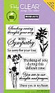 With Sympathy - Clear Stamp Set