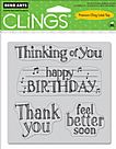 Everyday Greeting Cling Stamp Set