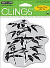 Leaf Clusters Cling Stamp Set