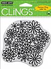Flower Cutout Cling Stamp Set