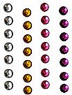 Gemstones (3mm) Adhesive Crystals