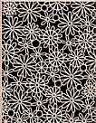 Daisy Reverse Pattern Wood Mounted Stamp