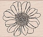 Classic Bloom Wood Mounted Stamp