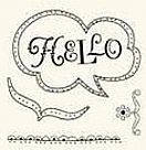 חותמת סיליקון קטנה - hello