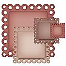 סט תבניות חיתוך eyelet squares