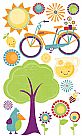 Sunshiny Day- Rub Ons
