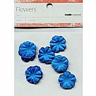 פרחי נייר- blue 2 cm