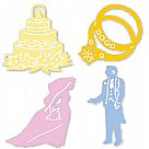 תבניות חיתוך למכשיר הSIDE KICK בנושא-wedding set