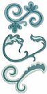 תבניות חיתוך- nesting swirls set 2