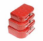 Suitcase Set of 3 - Red