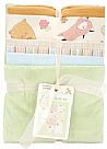 סט מושלם לתפירת שמיכת קוילט לתינוק creature comforts