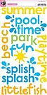 SUMMER DAYS Words Stickers