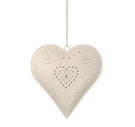 Hanging Heart Tea Light Holder - Heart