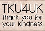 TKUFUK Wood Mounted Stamp